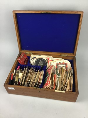 Lot 204 - A COLLECTION OF VINTAGE BEER MATS, MATCHBOOKS AND OTHER BOXES