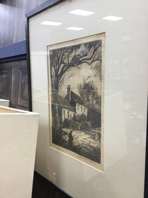 Lot 35 - LANDSCAPE WITH A RIVER BY M.E CARNER AND TWO OTHERS