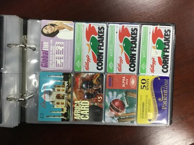Lot 213 - A COLLECTION OF PHONECARDS