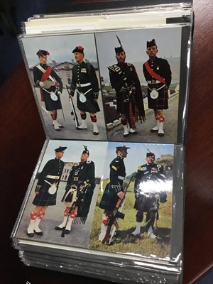 Lot 214 - A LOT OF TWO ALBUMS OF VINTAGE MILITARY POSTCARDS