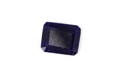 Lot 482 - **A CERTIFICATED UNMOUNTED SAPPHIRE