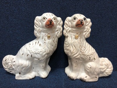 Lot 176 - A PAIR OF 20TH CENTURY WALLY DOGS