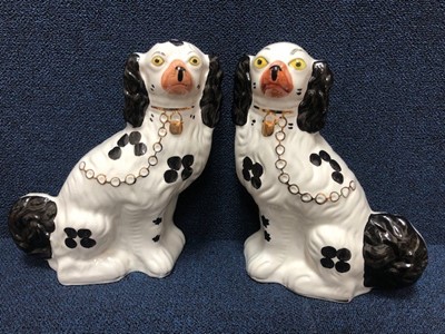 Lot 180 - A PAIR OF ARTHUR WOOD WALLY DOGS AND ANOTHER PAIR