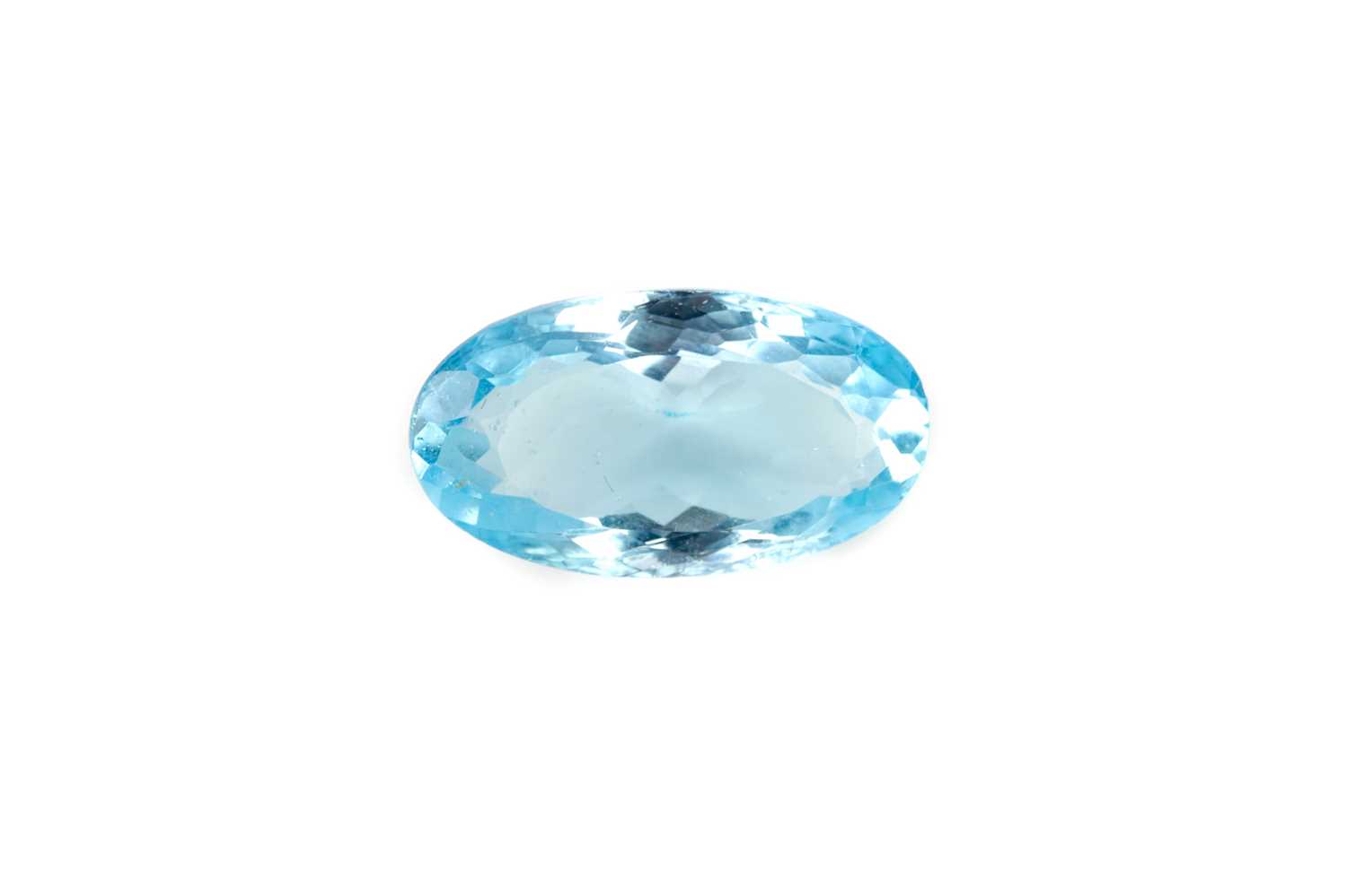Lot 466 - **A CERTIFICATED UNMOUNTED BLUE TOPAZ