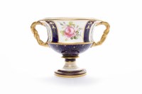 Lot 1160 - ROYAL CROWN DERBY TWO-HANDLED URN date cypher...