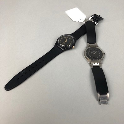 Lot 268 - A LOT OF TWO SWATCH WATCHES