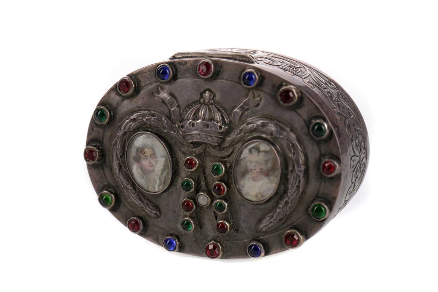 Lot 489 - A NAPOLEONIC INTEREST - 19TH CENTURY FRENCH SILVER TABLE SNUFF BOX