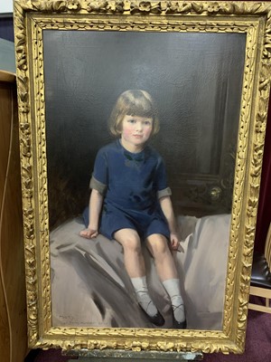 Lot 25 - MICKEY, A LARGE OIL BY JOHN YOUNG HUNTER