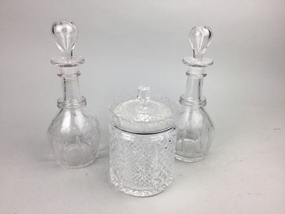 Lot 469 - A STUART CRYSTAL STEMMED COMPORT AND OTHER ITEMS