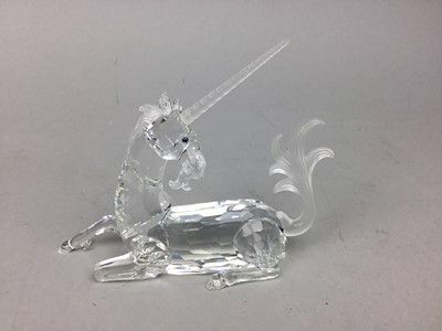 Lot 323 - A BOXED SWAROVSKI UNICORN