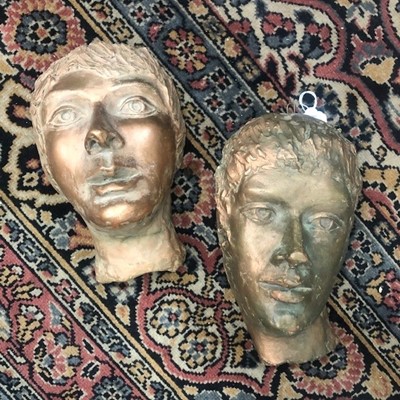 Lot 490 - GEORGE CALLUM SINCLAIR,
TWO MALE HEADS