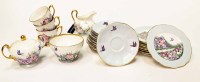 Lot 1194 - TWO MID 20TH CENTURY HAND PAINTED TEA SETS all...