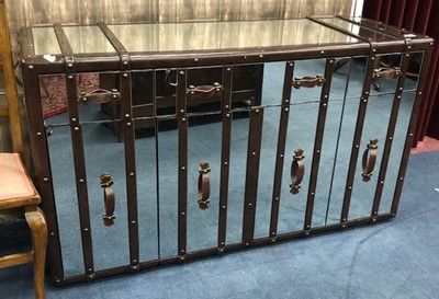 Lot 240A - A MODERN MIRRORED SIDEBOARD