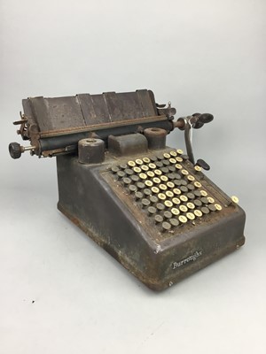 Lot 495 - A VINTAGE TYPEWRITER