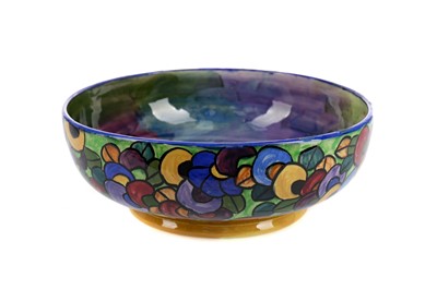 Lot 1066 - AN EARLY 20TH CENTURY SCOTTISH POTTERY FRUIT BOWL, ALONG WITH A NORTH WALES BOWL
