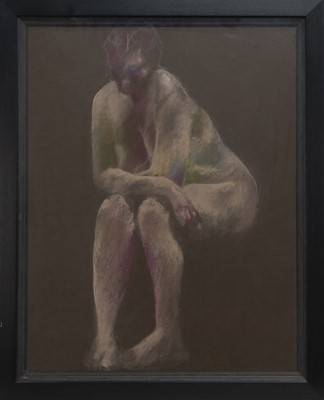 Lot 68 - NUDE STUDY, A PASTEL