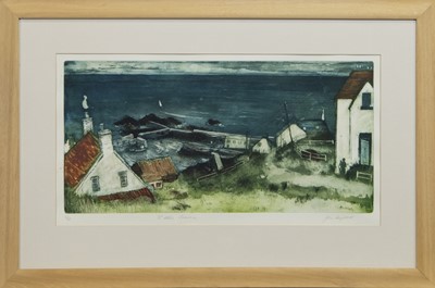 Lot 58 - ST ABBS EVENING, AN ETCHING BY JOHN HEYWOOD