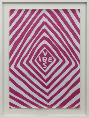 Lot 730 - VIBES, A LITHOGRAPH BY DAVID SHRIGLEY