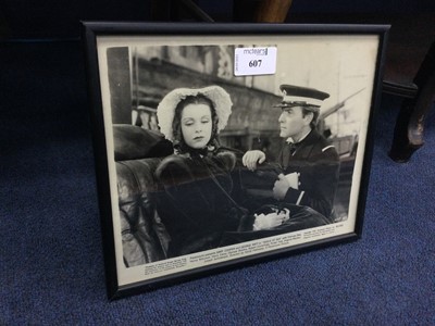 Lot 607 - A LOT OF FRAMED FILM STILLS