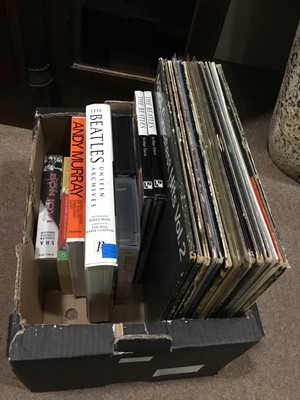 Lot 613 - A LOT OF LP RECORDS, DVD'S AND BOOKS