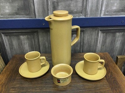 Lot 617 - A GOVANCRAFT POTTERY COFFEE SERVICE