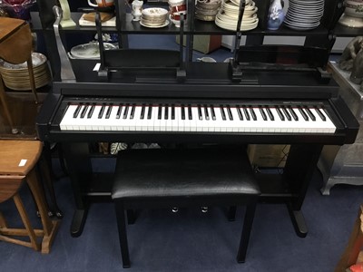 Lot 631 - A YAMAHA CLAVINOVA KEYBOARD