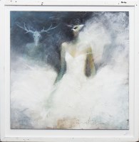 Lot 136 - * GERRY PLUMB, MASKED BALL oil on board,...