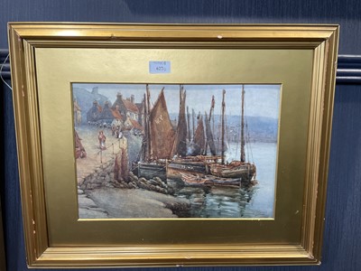 Lot 627 - A PAIR OF HARBOUR SCENES, BY ARTHUR P WAUGH