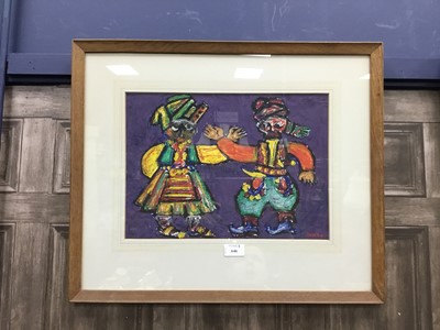 Lot 646 - DANCERS, ORICAN, A MIXED MEDIA