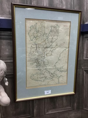 Lot 649 - A MAP OF SKYE AND THE ADJACENTS COASTS AND ISLANDS