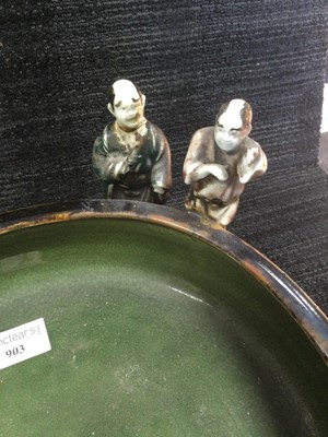 Lot 903 - A EARLY 20TH CENTURY JAPANESE SUMIDA BOWL