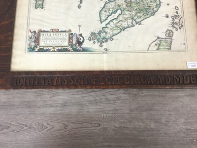 Lot 1659 - A HAND COLOURED MAP, TIMOTHY PONT