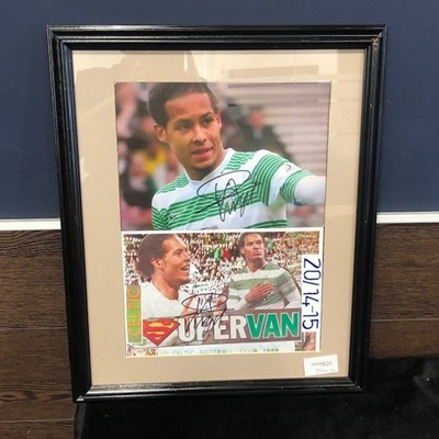 Lot 390a - A LOT OF FOUR AUTOGRAPH DISPLAYS OF CELTIC F.C. INTEREST