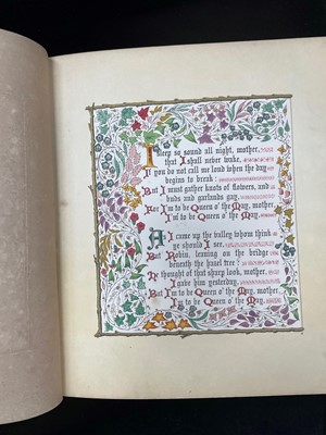 Lot 67 - TENNYSON'S MAY QUEEN, ILLUMINATED BY L SUMMERBELL