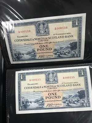 Lot 19 - A COLLECTION OF BANKNOTES