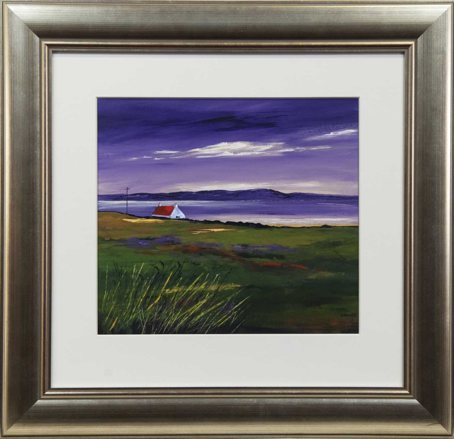 Lot 790 - WEE CROFT, AN OIL BY MARGARET EMONDS