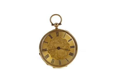 Lot 735 - A LADY'S FOB WATCH