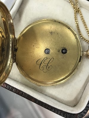 Lot 735 - A LADY'S FOB WATCH