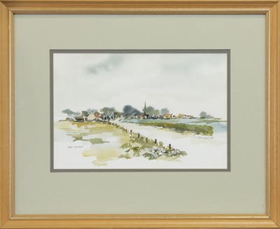 Lot 78 - EAST SALTOUN, A WATERCOLOUR BY KEN LOCHHEAD