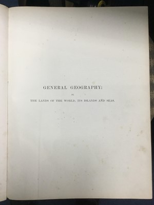 Lot 50 - A LOT OF TWO VICTORIAN GEOGRAPHY BOOKS