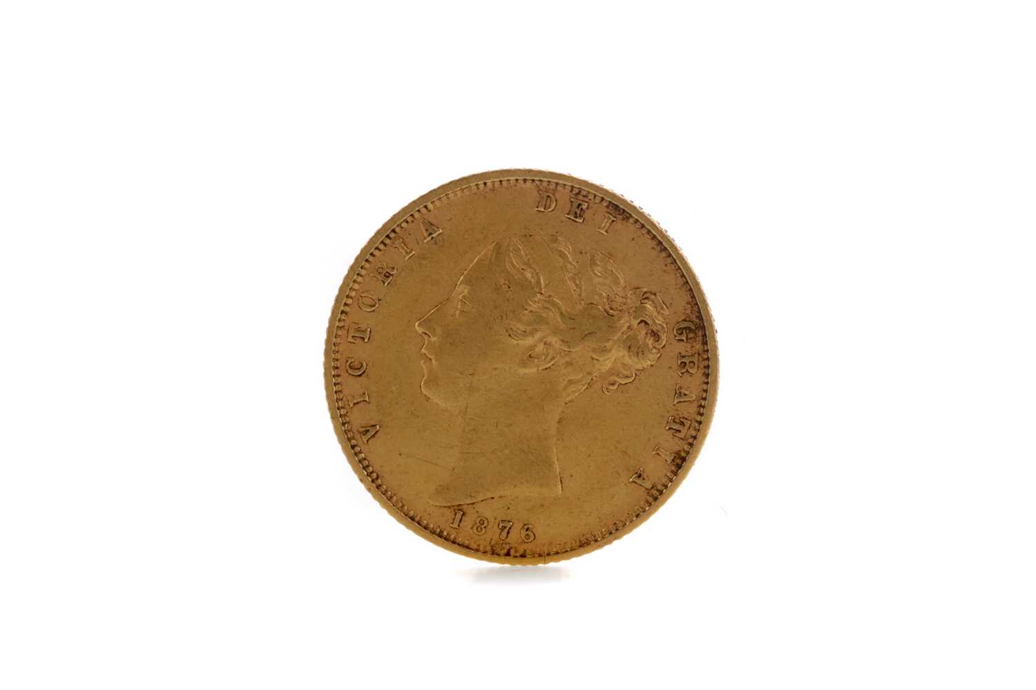 Lot 35 - A QUEEN VICTORIA HALF SOVEREIGN DATED 1876