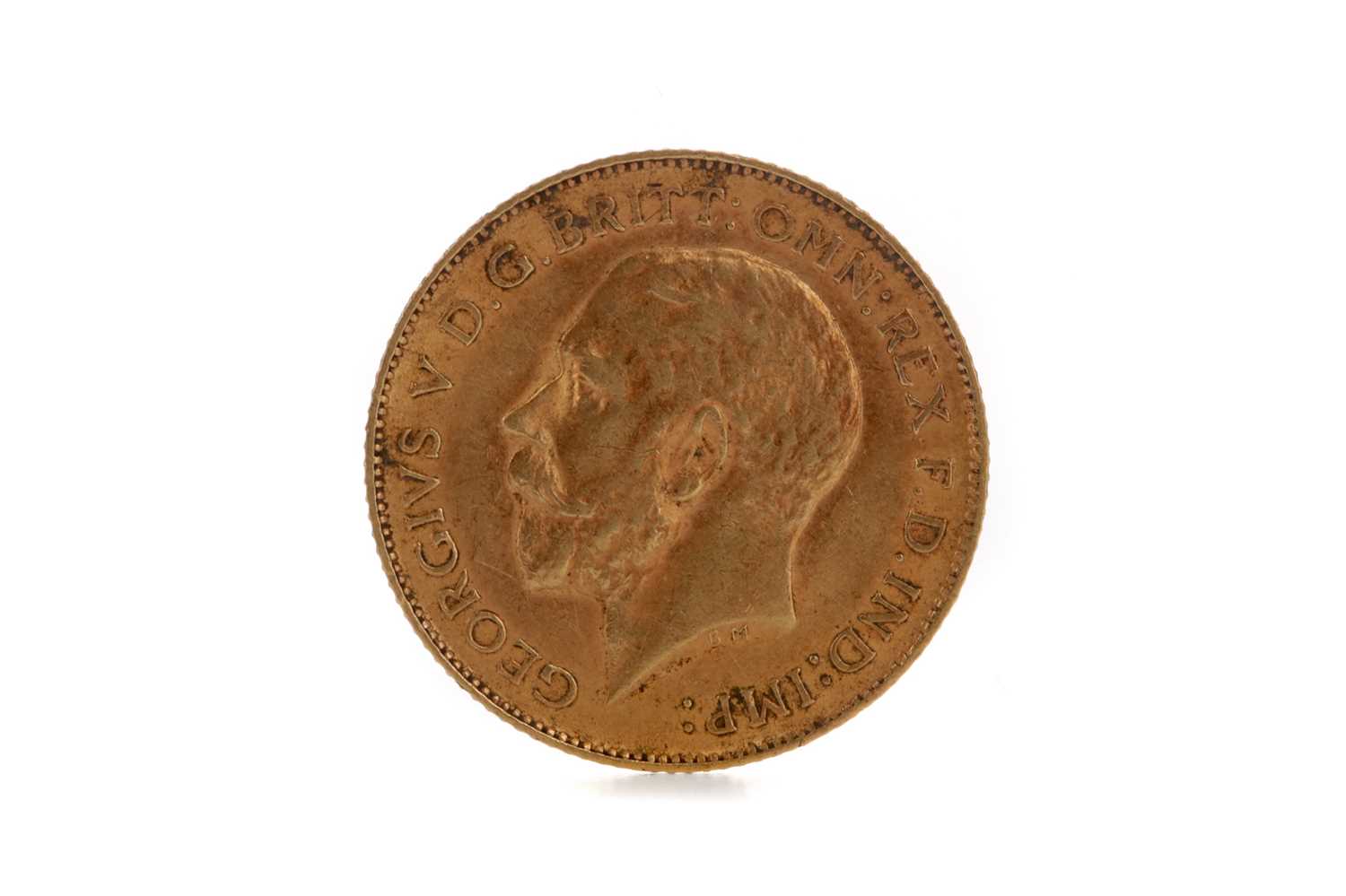 Lot 37 - A KING GEORGE V HALF SOVEREIGN DATED 1911