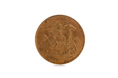 Lot 37 - A KING GEORGE V HALF SOVEREIGN DATED 1911