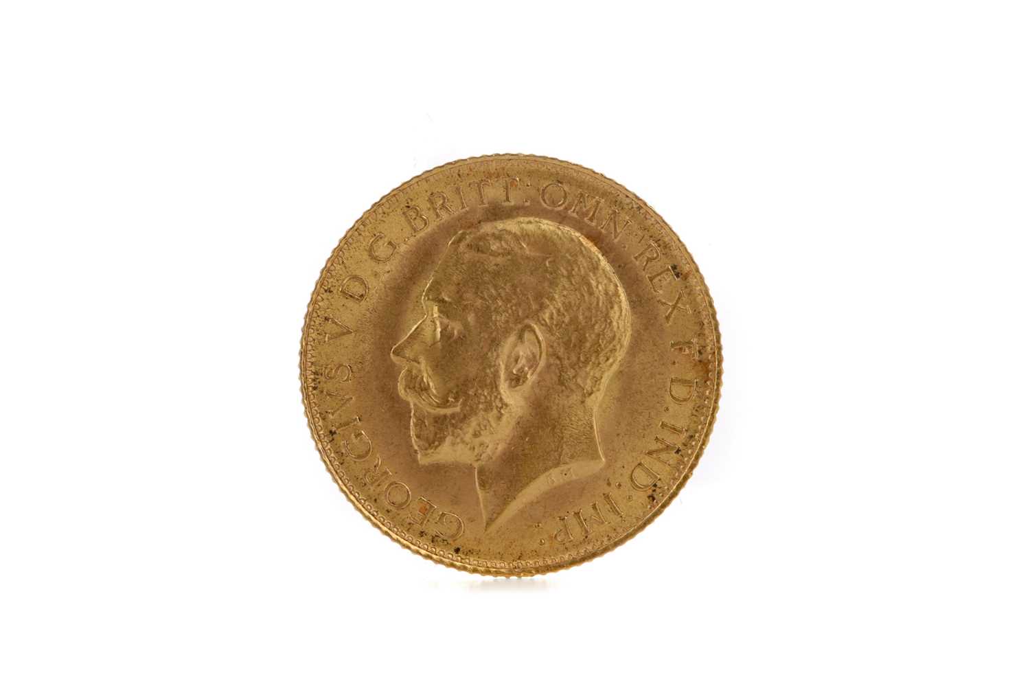 Lot 38 - A KING GEORGE V HALF SOVEREIGN DATED 1913