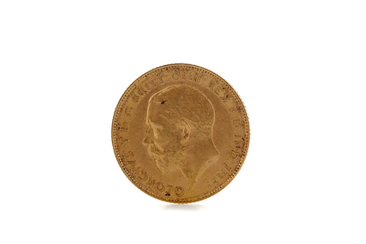 Lot 41 - A KING GEORGE V HALF SOVEREIGN DATED 1913