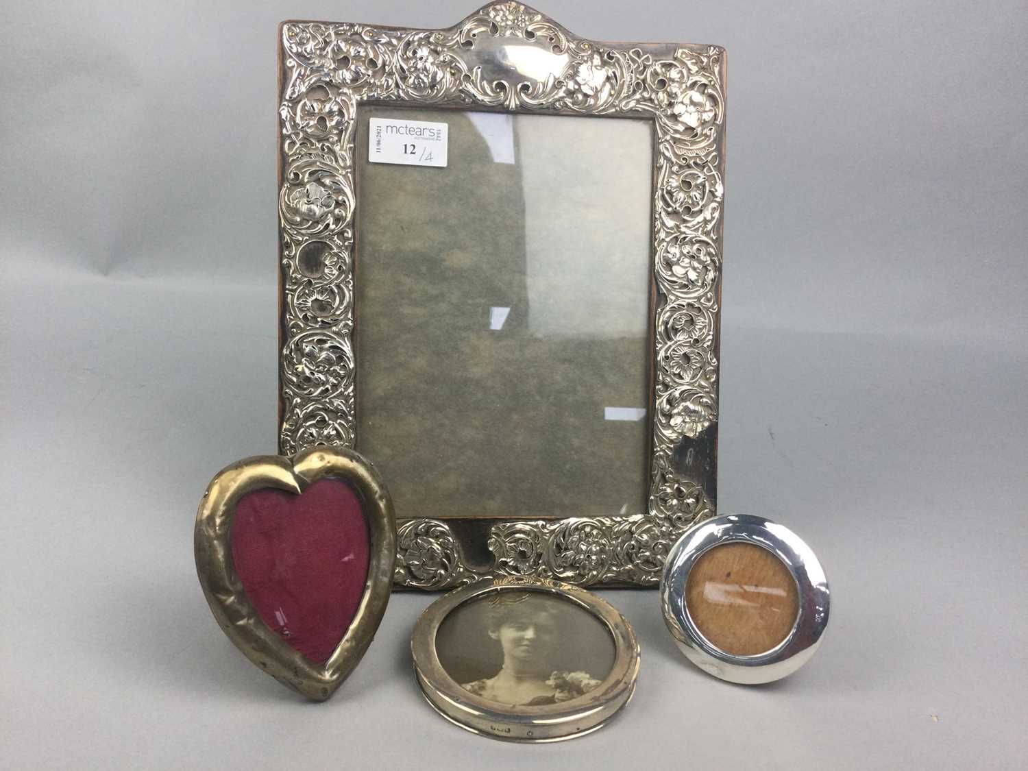 Lot 12 - A LOT OF FOUR SILVER PHOTOGRAPH FRAMES