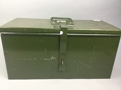 Lot 123 - A GPO GREEN CHEST