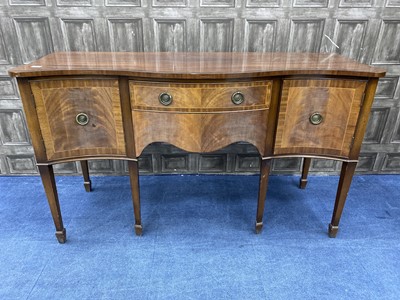 Lot 168 - A MAHOGANY DINING SUITE