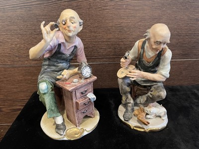 Lot 202 - A LOT OF CAPODIMONTE AND OTHER FIGURES