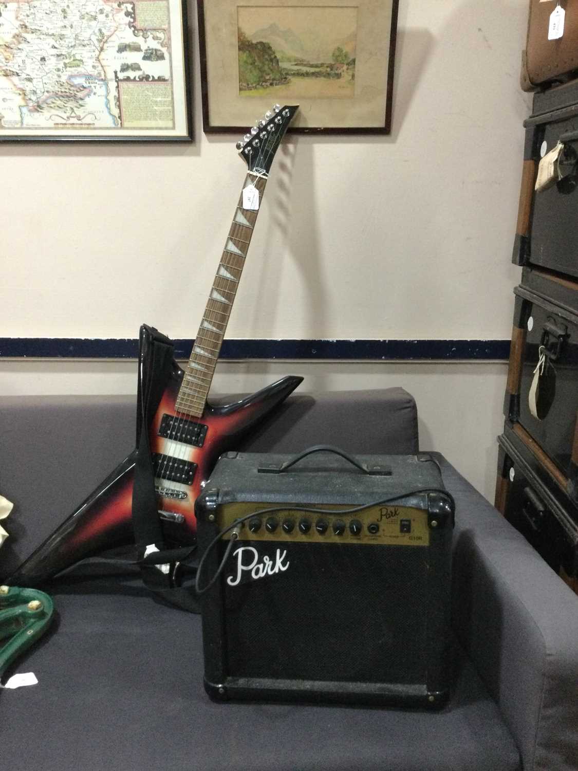 Lot 287 - A JAXVILLE ELECTRIC GUITAR